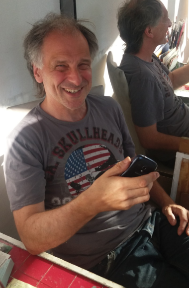 Gerry Miller at work